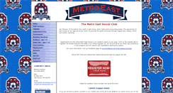 Desktop Screenshot of metroeastsoccer.org